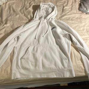 Nike Sportswear Club Fleece Pullover Hoodie - White